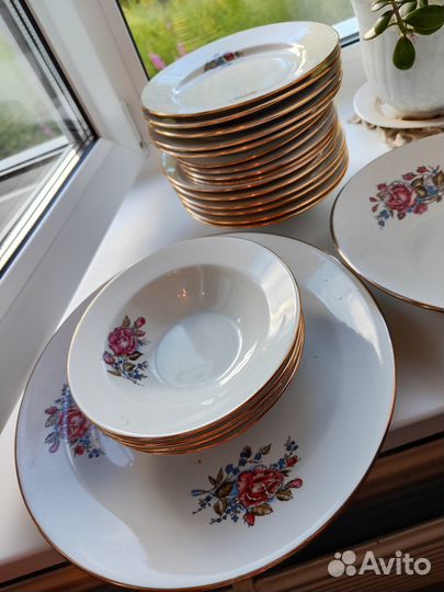 Набор тарелок фарфор 91г