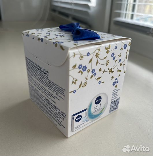 Новый набор nivea увлажняющий крем и мыло