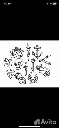 Модель на тату