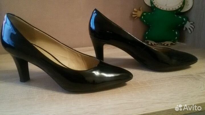 Туфли лак натур. кожа Geox