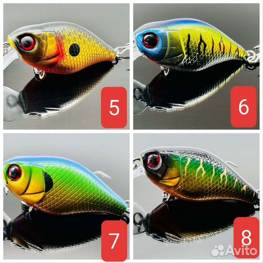 Jackall Chubby 38mm, 38 расцветок