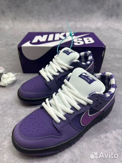 Кроссовки nike sb dunk low purple lobster