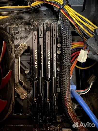 Kinaston HyperX fury Black 16 гб DDR4