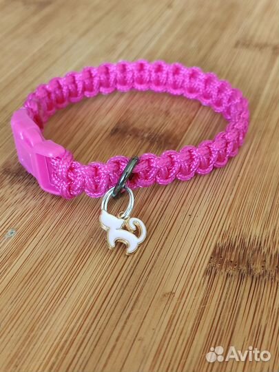 Ошейник для кошек ручной работы из паракорда
