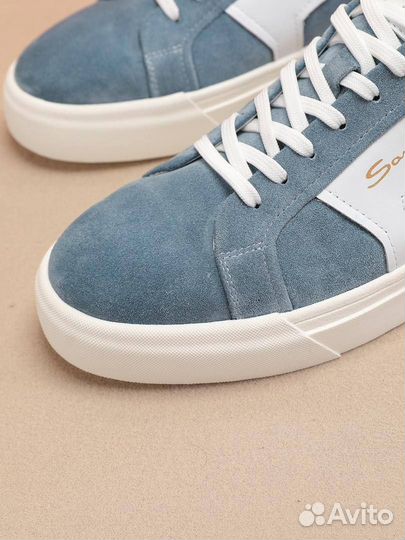 Кеды мужские замшевые Santoni 39-45