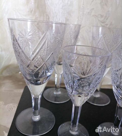 Фужеры хрусталь СССР Рюмки