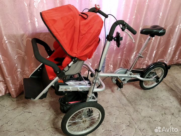 Велосипед с коляской (новый)