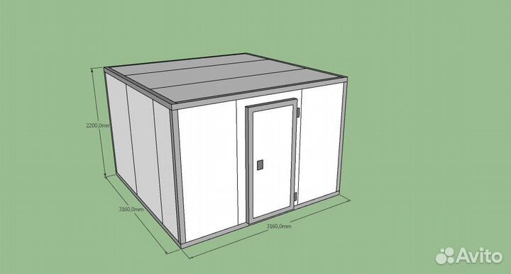 Холодильная камера 25 м3