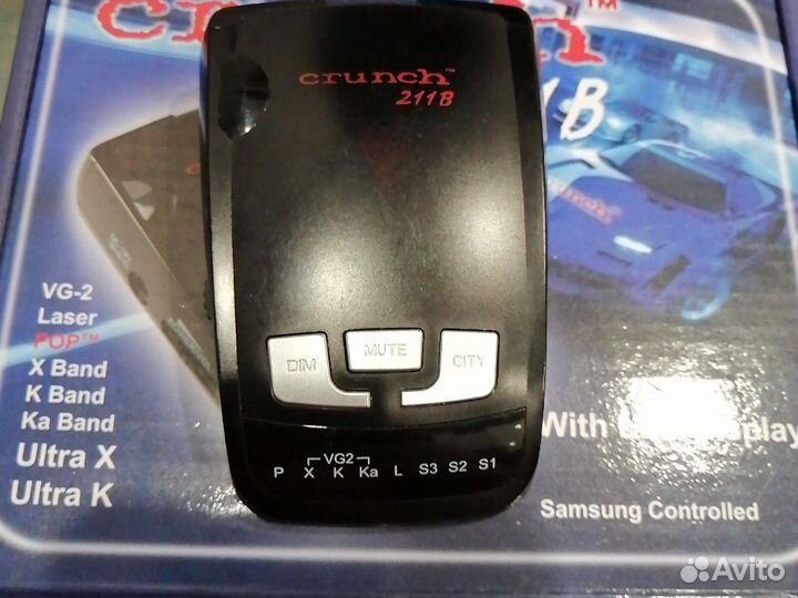 Радар детектор crunch 211B