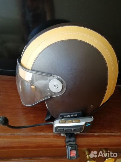 Мото шлем Bell с гарнитурой scala rider g9