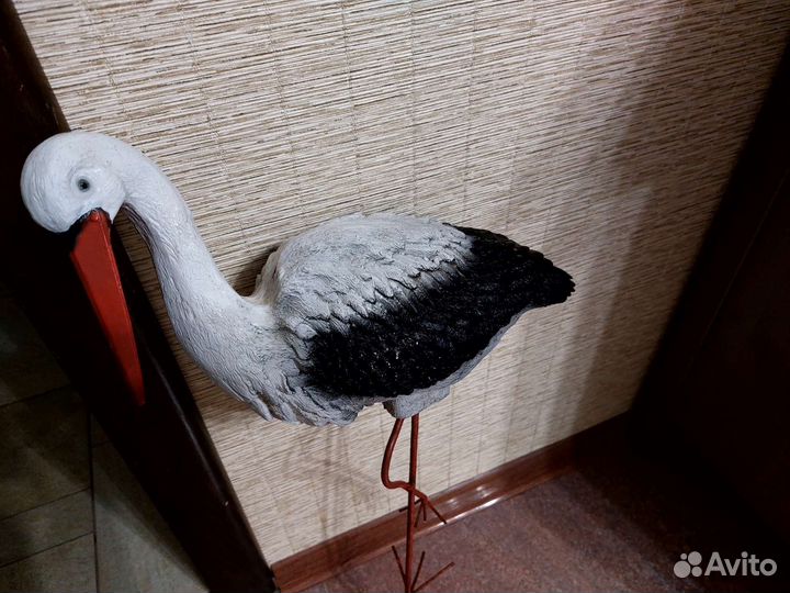 Садовая фигура Аист