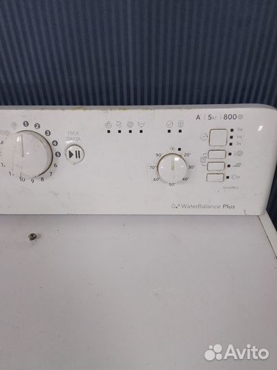 Панель индикации стиральной машины indesit bwsb508