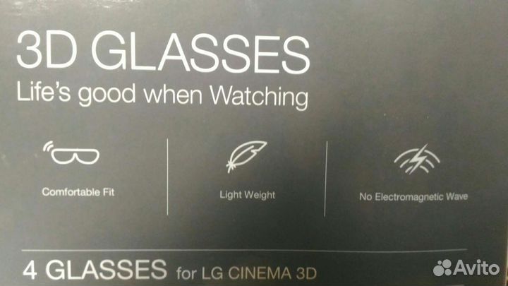 3D очки LG AG-F310 x4шт