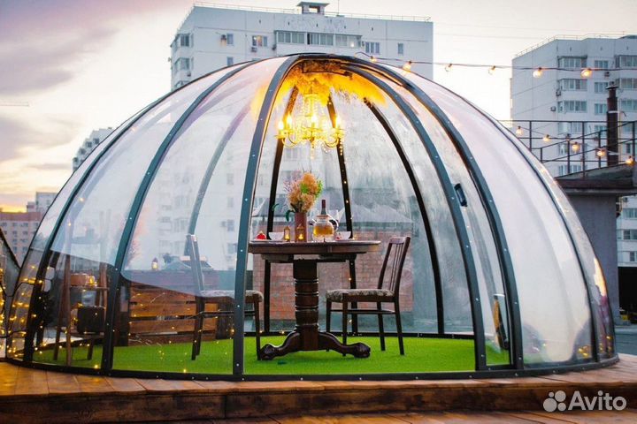 Купольная беседка, беседка Иглу