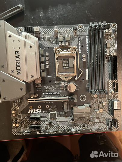 Материнская плата msi b365m mortar