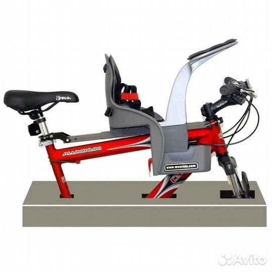 Велокресло прокат детское на переднюю раму