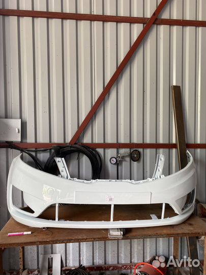 Бампер передний Kia Rio 3 в цвет