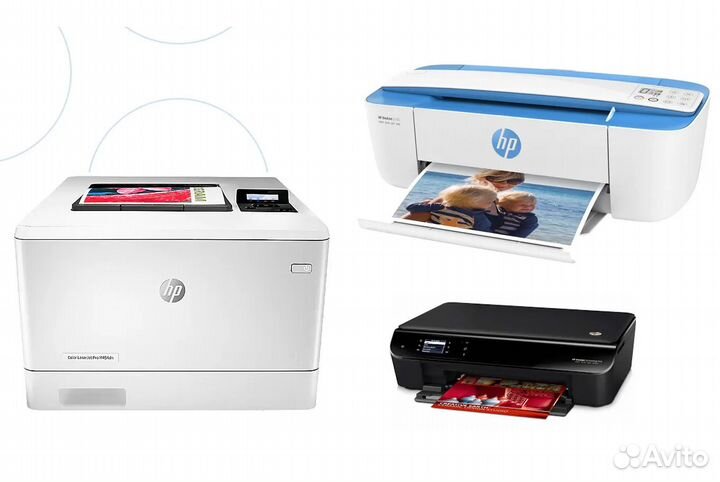 HP принтеры под заказ (черные и цветные)