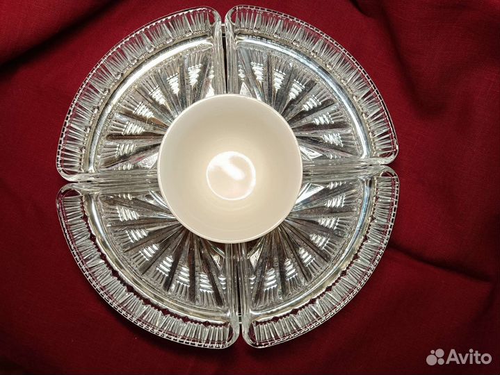 Менажница (блюдо) на подносе СССР