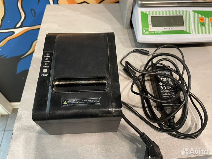 Принтер чеков атол RP-326-USE для кафе на кухню