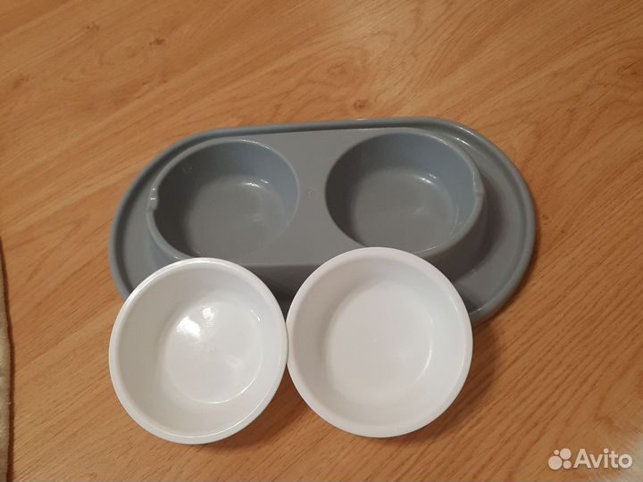Миска для животных со съемными чашами