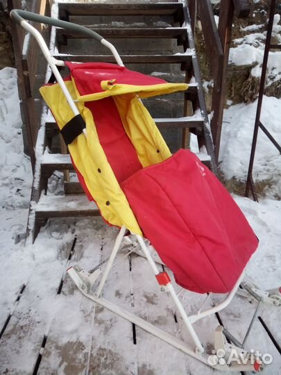 Коляска санки