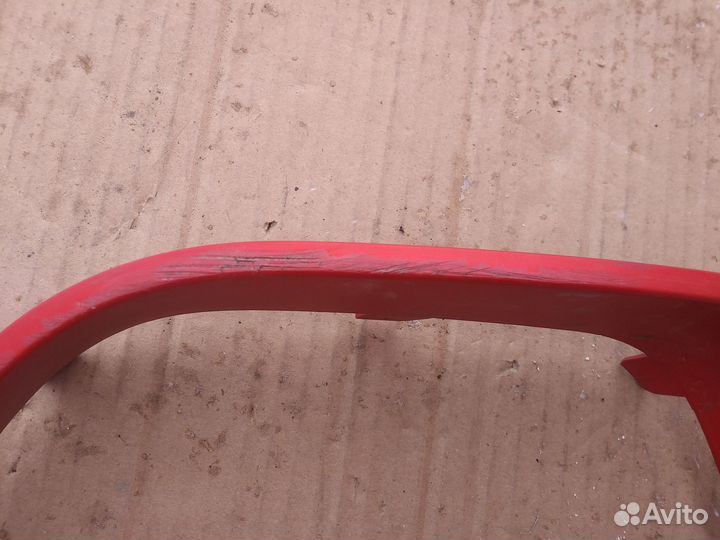 Накладка спойлера пер бампера Citroen C5 Aircross