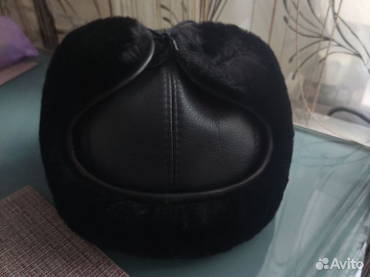 Мужская зимняя шапка из овчины