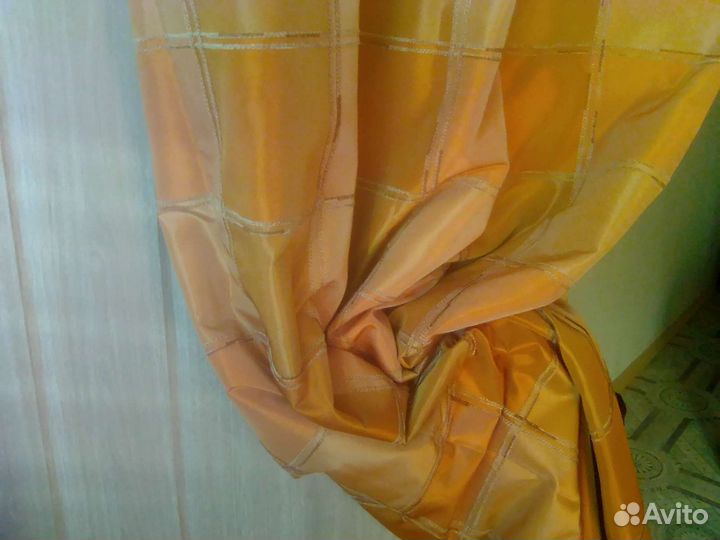 Портьера плотный шелк