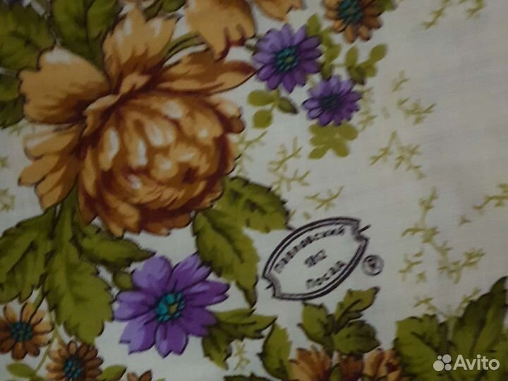 Павловопосадский платок шерсть