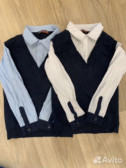 Рубашка с жилетом