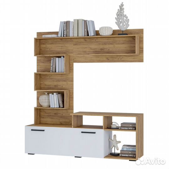 Гостиная Евро Крафт + Белый