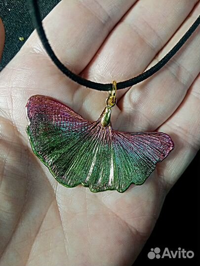 Кулон Гальваника Гингко билоба 02