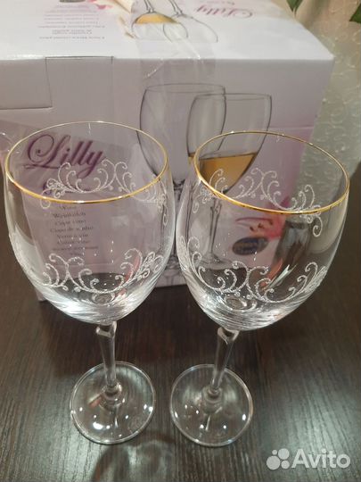Фужеры для вина богемия