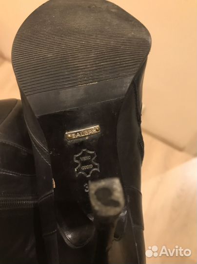 Сапоги женские натуральная кожа 39 40