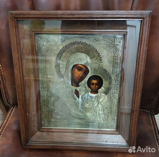 Старинные иконы 19 век в серебре