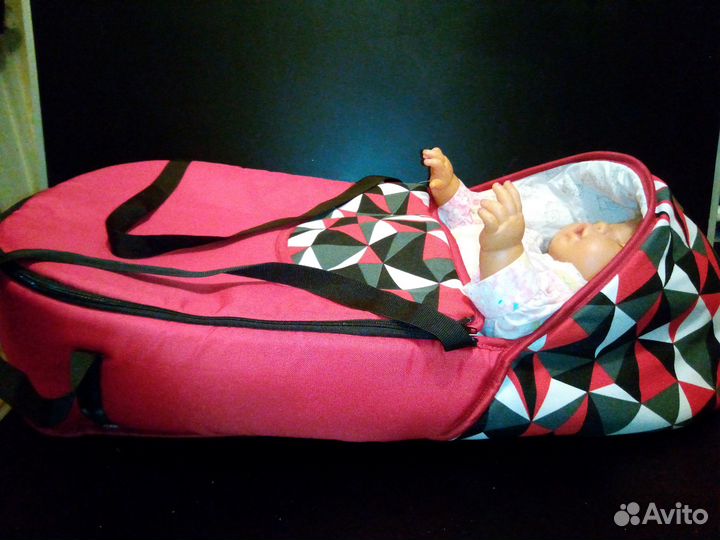 Сумка переноска для новорождённых / люлька