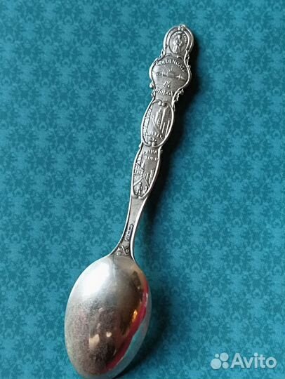 Сувенирная серебряная ложка Сан-Франциско 925