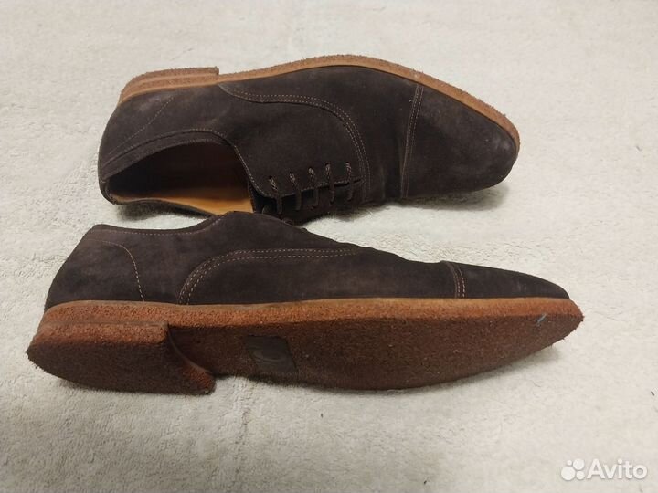 Massimo Matteo замшевые оксфорды Massimo Matteo