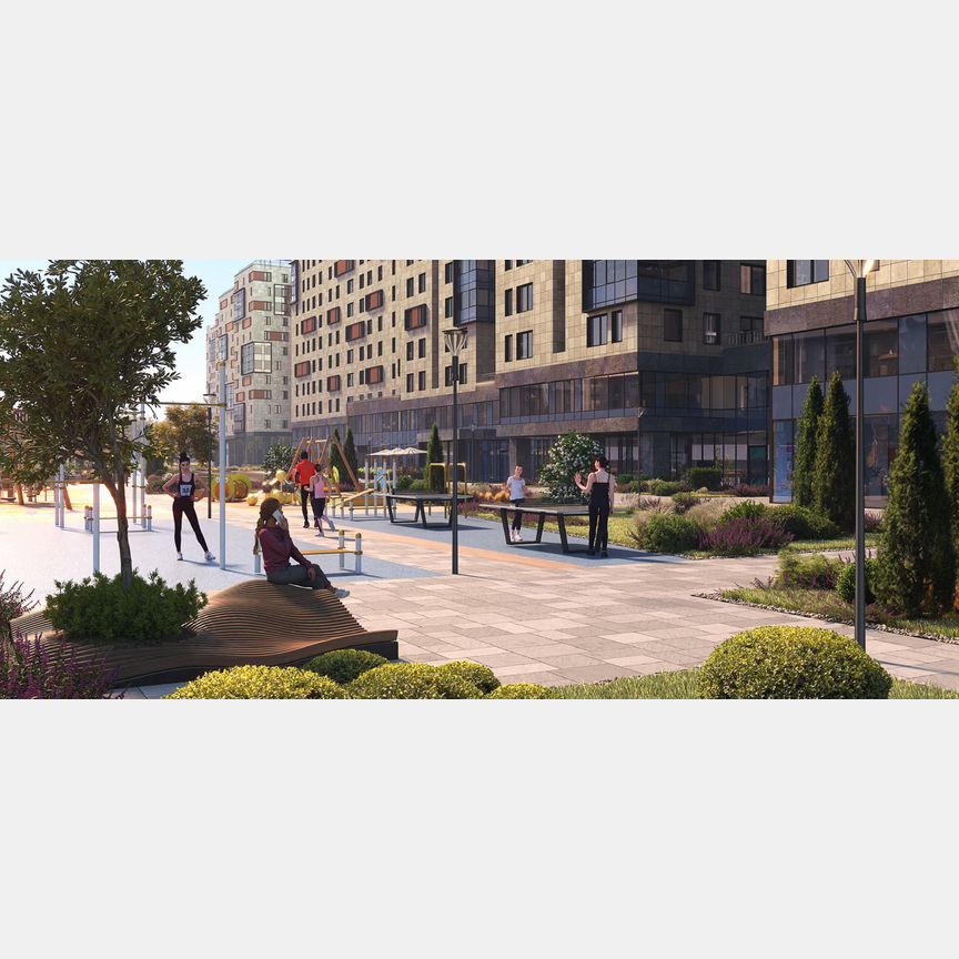 1-к. апартаменты, 34,6 м², 12/13 эт.