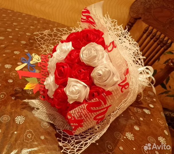 Букетики из атласных лент(Орёл)