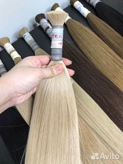 Волосы для наращивания натуральные длина 60