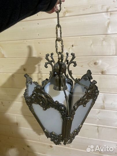 Светильник СССР бронза