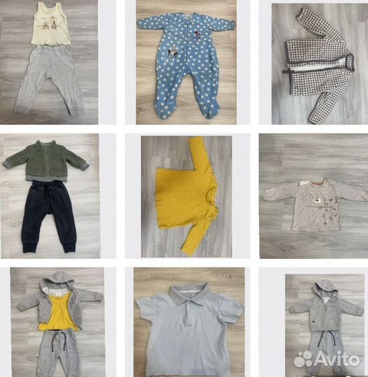 Пакет вещей на мальчика 74-80