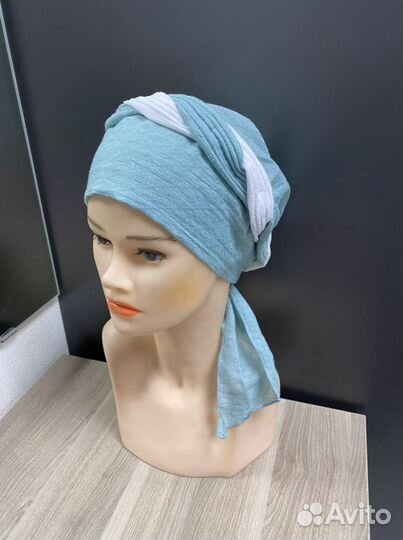 Шапочка летняя тонкий лён