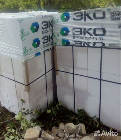 Газобетон от производителя эко D600 B5,0 250x125x600