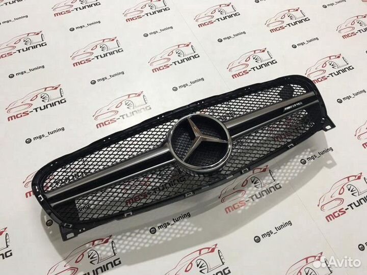 Решетка GLA в стиле AMG 45 Chrome + амг 17-н.в