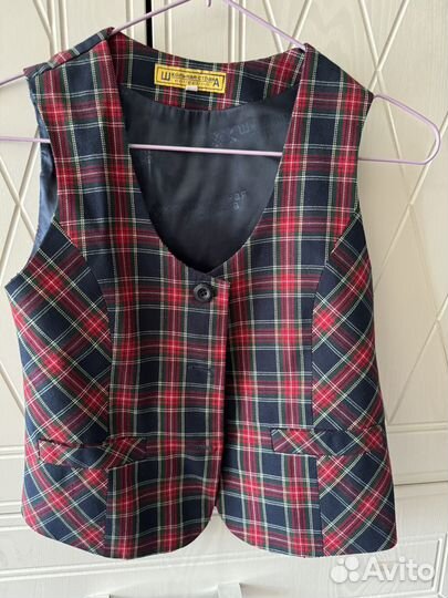 Жилетка школьная для девочки 128 Школьная страна