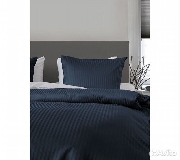 Постельное белье GoodNight Страйп-сатин евро (с на