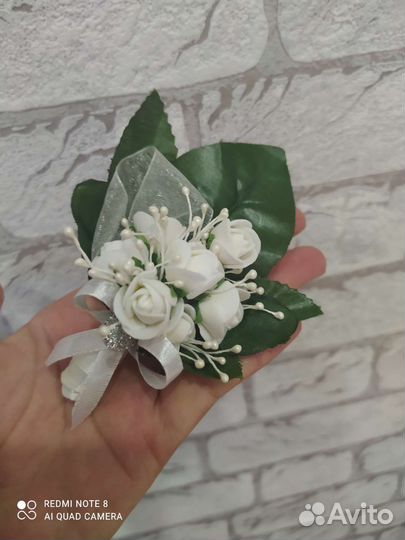 Свадебная бутоньерка